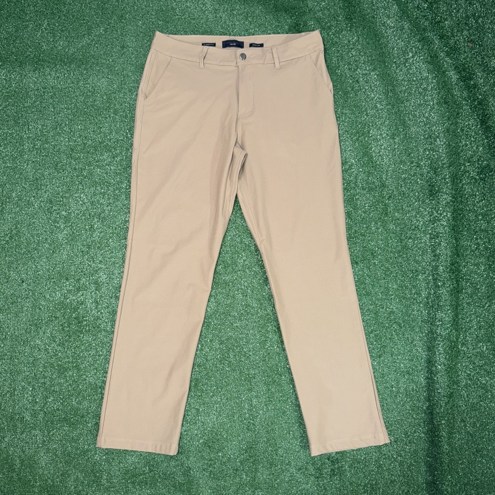 Marc Asher Pants Mens 34x32 Tan Beige Classic Fit Chino Casual Workwear